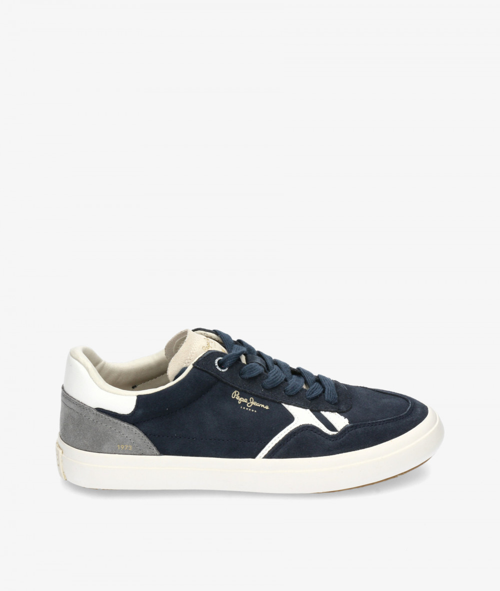 Deportivos Pepe Jeans  TRAVIS FREE M en serraje azul Deportivos Pepe Jeans  TRAVIS FREE M en serraje azul