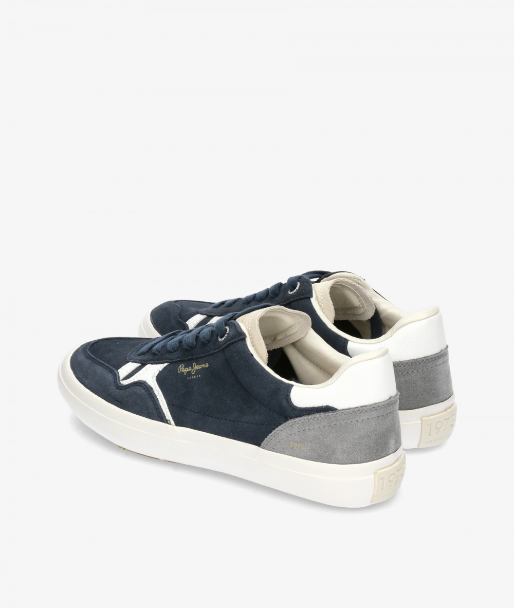 Deportivos Pepe Jeans  TRAVIS FREE M en serraje azul Deportivos Pepe Jeans  TRAVIS FREE M en serraje azul
