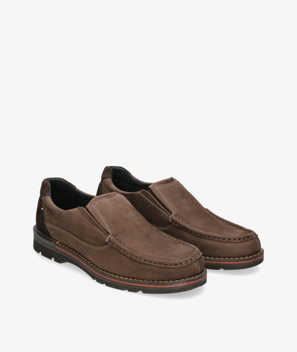 Zapatos casual Traveris 58309 en nobuck marrón Zapatos casual Traveris 58309 en nobuck marrón