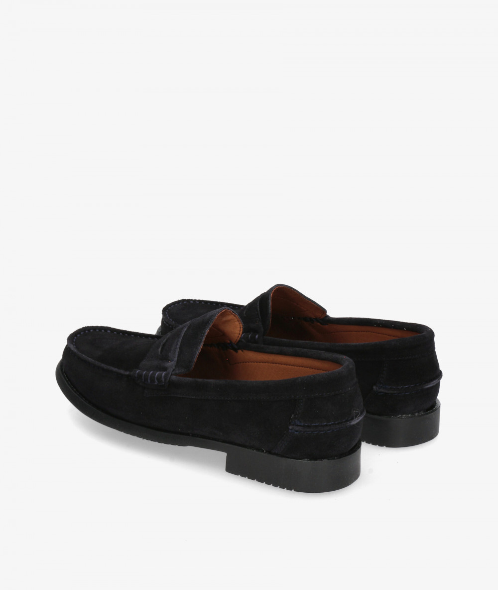 Zapatos de vestir Traveris 93000 en serraje azul Zapatos de vestir Traveris 93000 en serraje azul