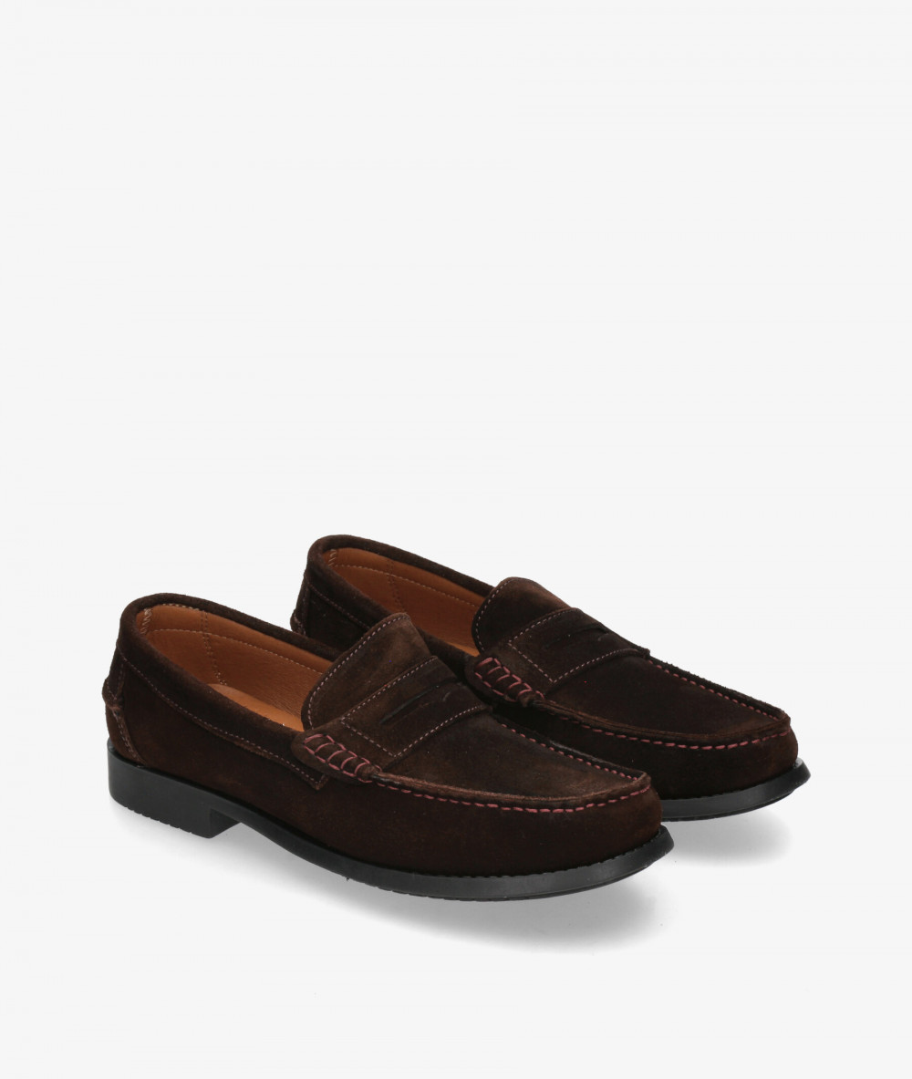 Zapatos de vestir Traveris 93000 en serraje marrón Zapatos de vestir Traveris 93000 en serraje marrón
