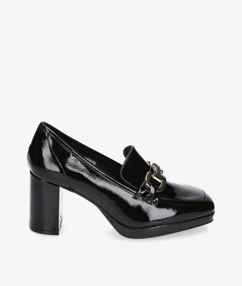 Stephen Allen Dress wedge shoes NEWHADDES   70-2437-C10 in black patent leather