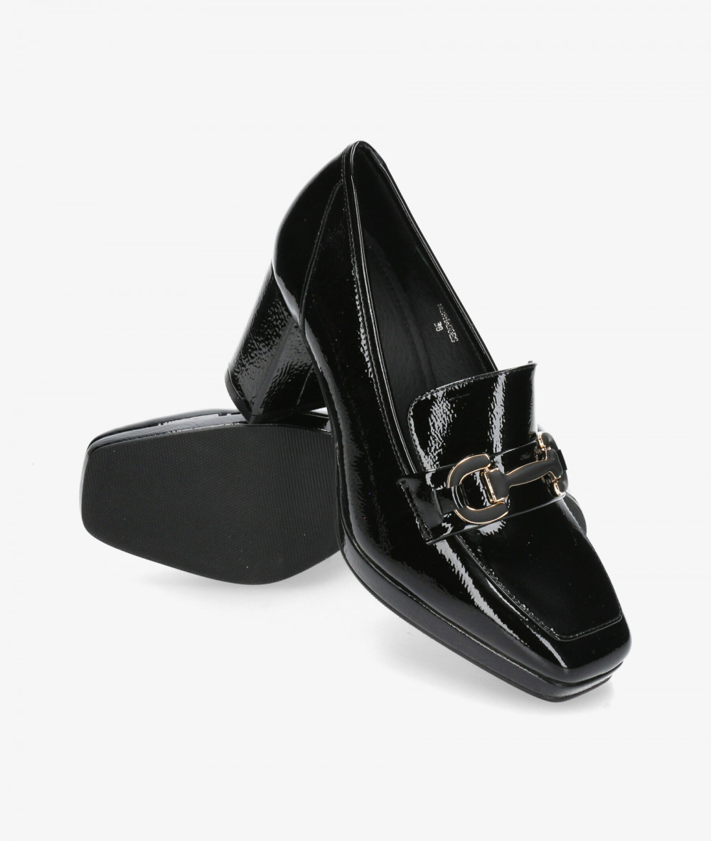 Stephen Allen Dress wedge shoes NEWHADDES   70-2437-C10 in black patent leather