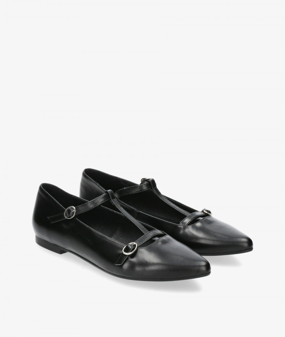 Zapatos planos Bryan 23532 en negro Zapatos planos Bryan 23532 en negro