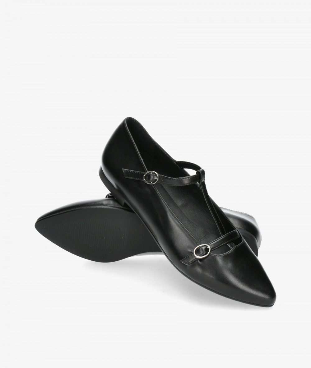Zapatos planos Bryan 23532 en negro Zapatos planos Bryan 23532 en negro