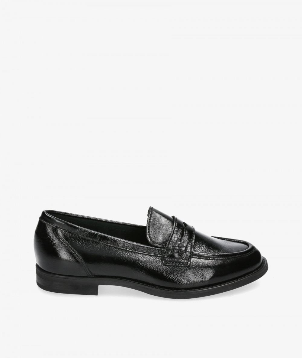 Mocasines Funny Lola 1186 en charol negro Mocasines Funny Lola 1186 en charol negro