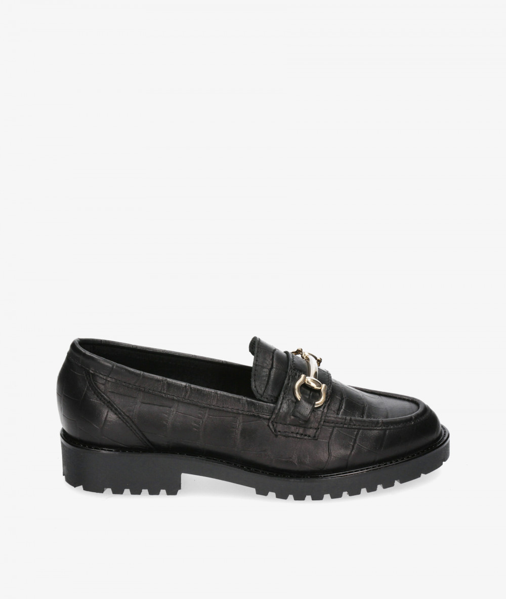 Mocasines Funny Lola 3136 en coco negro Mocasines Funny Lola 3136 en coco negro