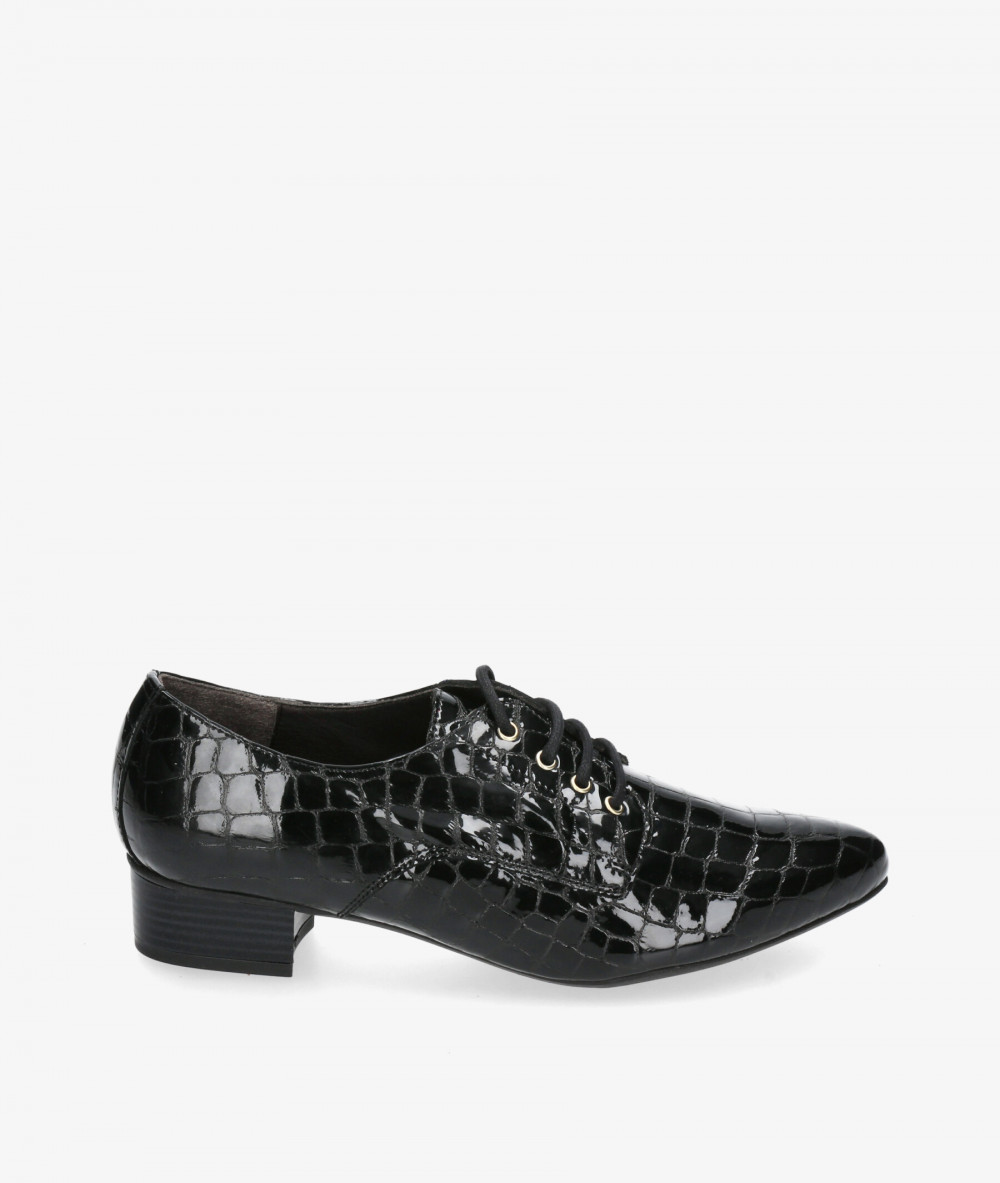 Zapatos de tacón Kénnebec 684 OJETES en charol negro Zapatos de tacón Kénnebec 684 OJETES en charol negro