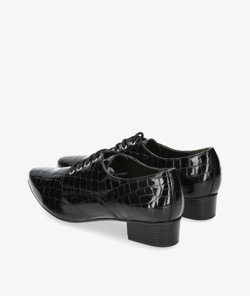 Zapatos de tacón Kénnebec 684 OJETES en charol negro Zapatos de tacón Kénnebec 684 OJETES en charol negro