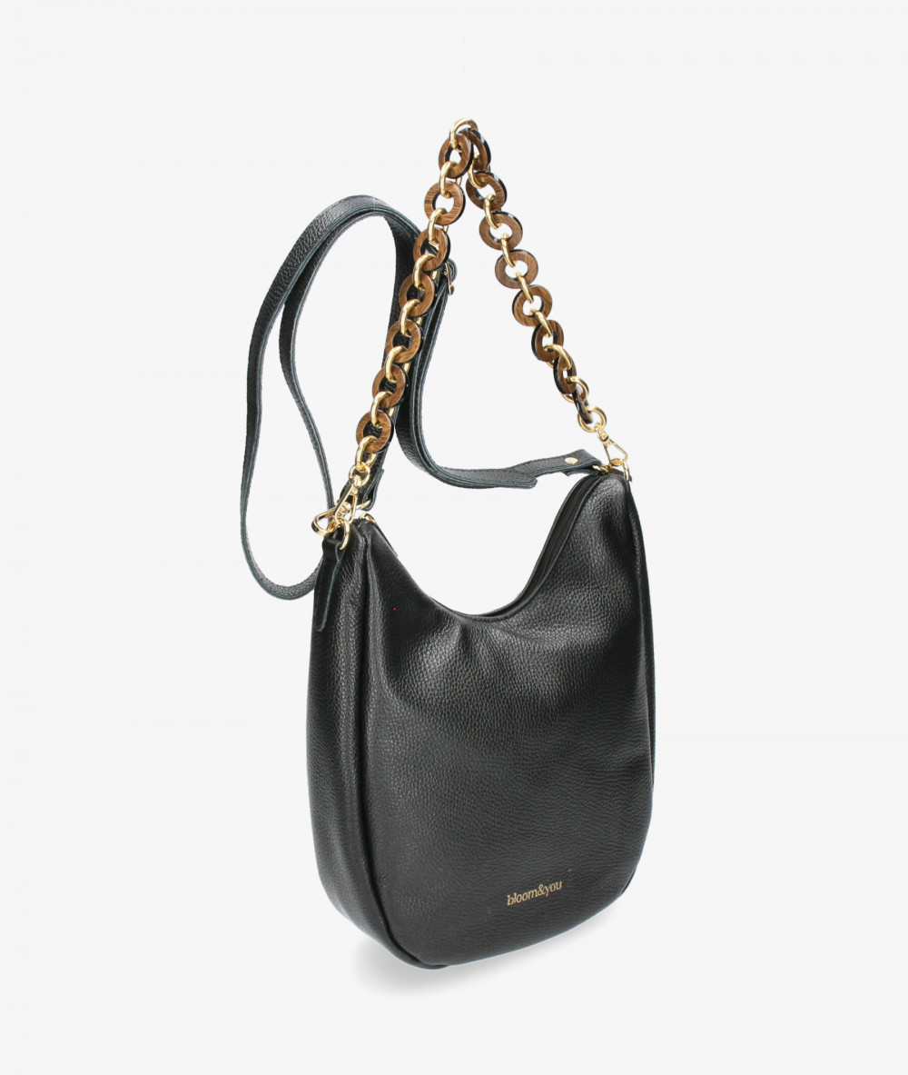 Bolso de piel bloom&you BLOOM SMILE en negro Bolso de piel bloom&you BLOOM SMILE en negro