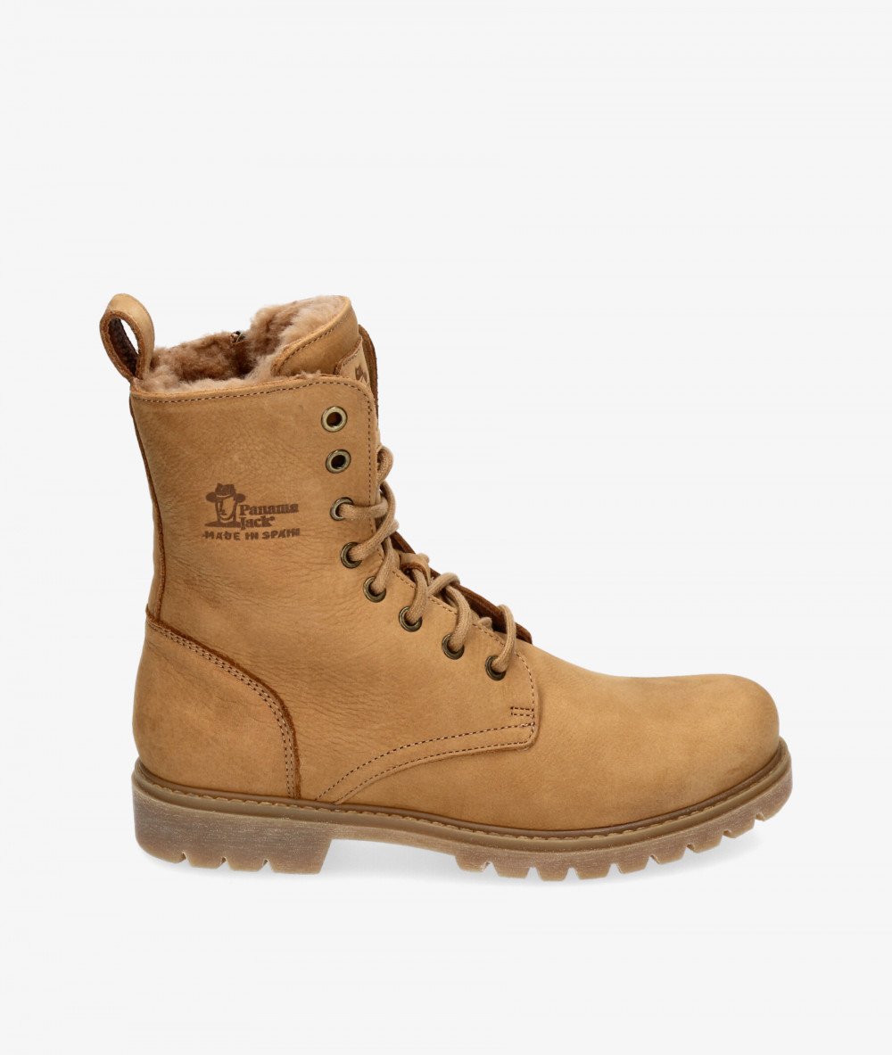 Botines Panamá Jack FRISIA B7 en nobuck camello