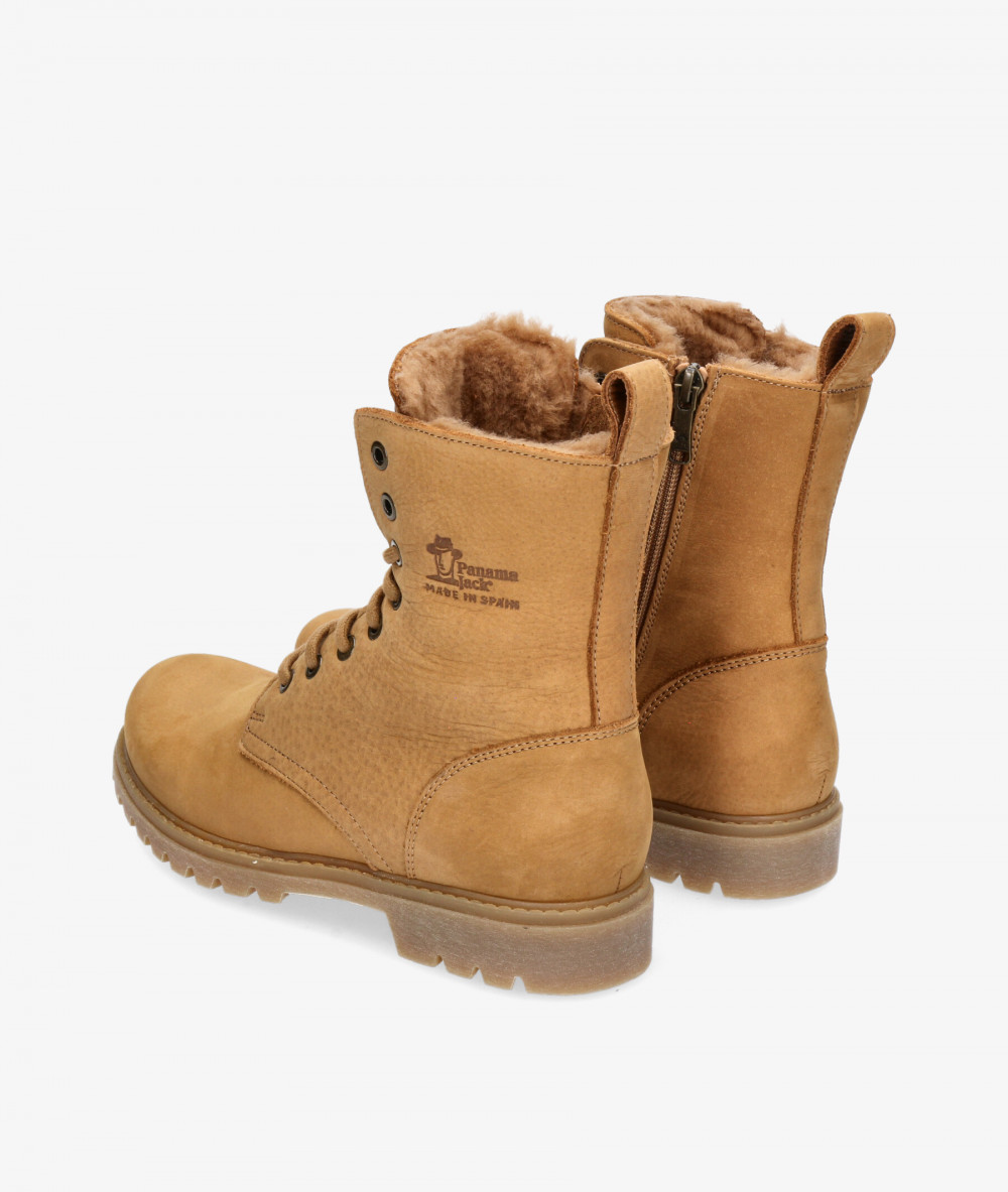 Botines Panamá Jack FRISIA B7 en nobuck camello