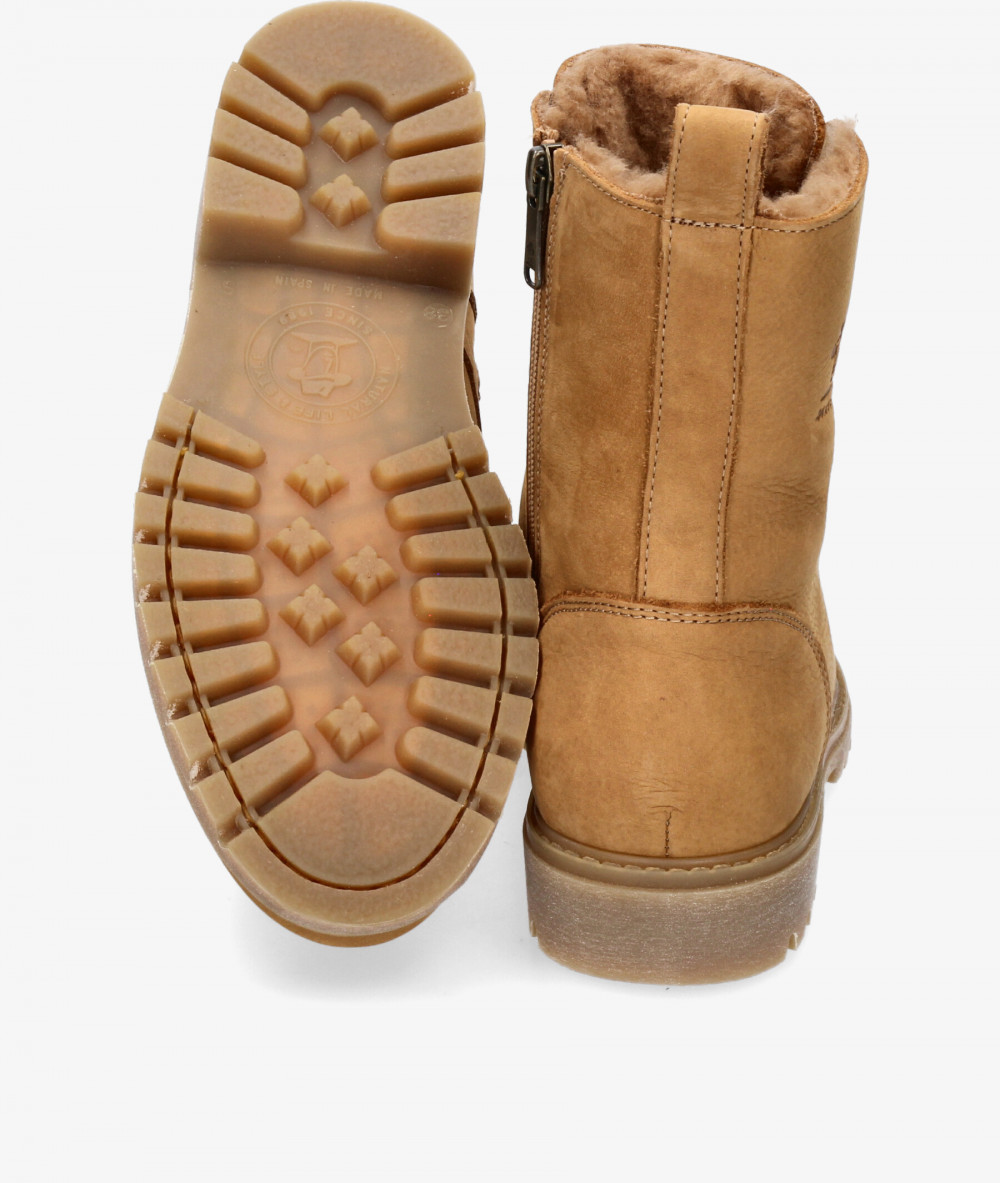 Botines Panamá Jack FRISIA B7 en nobuck camello