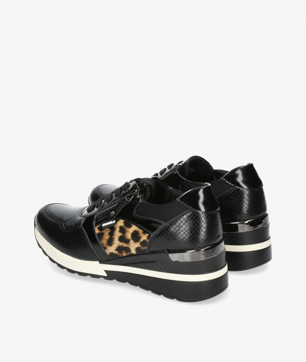 Deportivos D'angela  27510 en negro Deportivos D'angela  27510 en negro