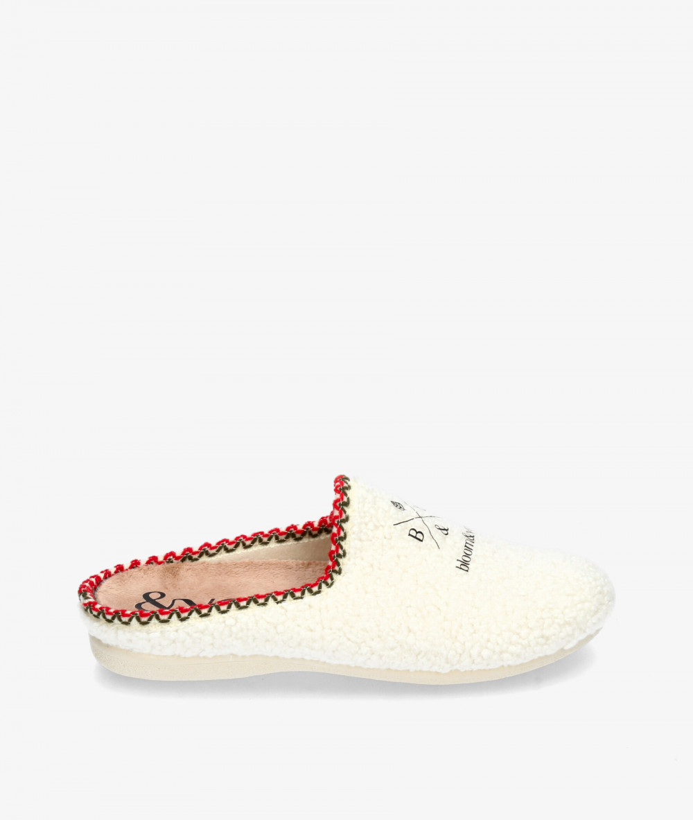 bloom&you Chinela BLOOM ETHNIC SLIPPERS in off-white bloom&you Chinela BLOOM ETHNIC SLIPPERS in off-white