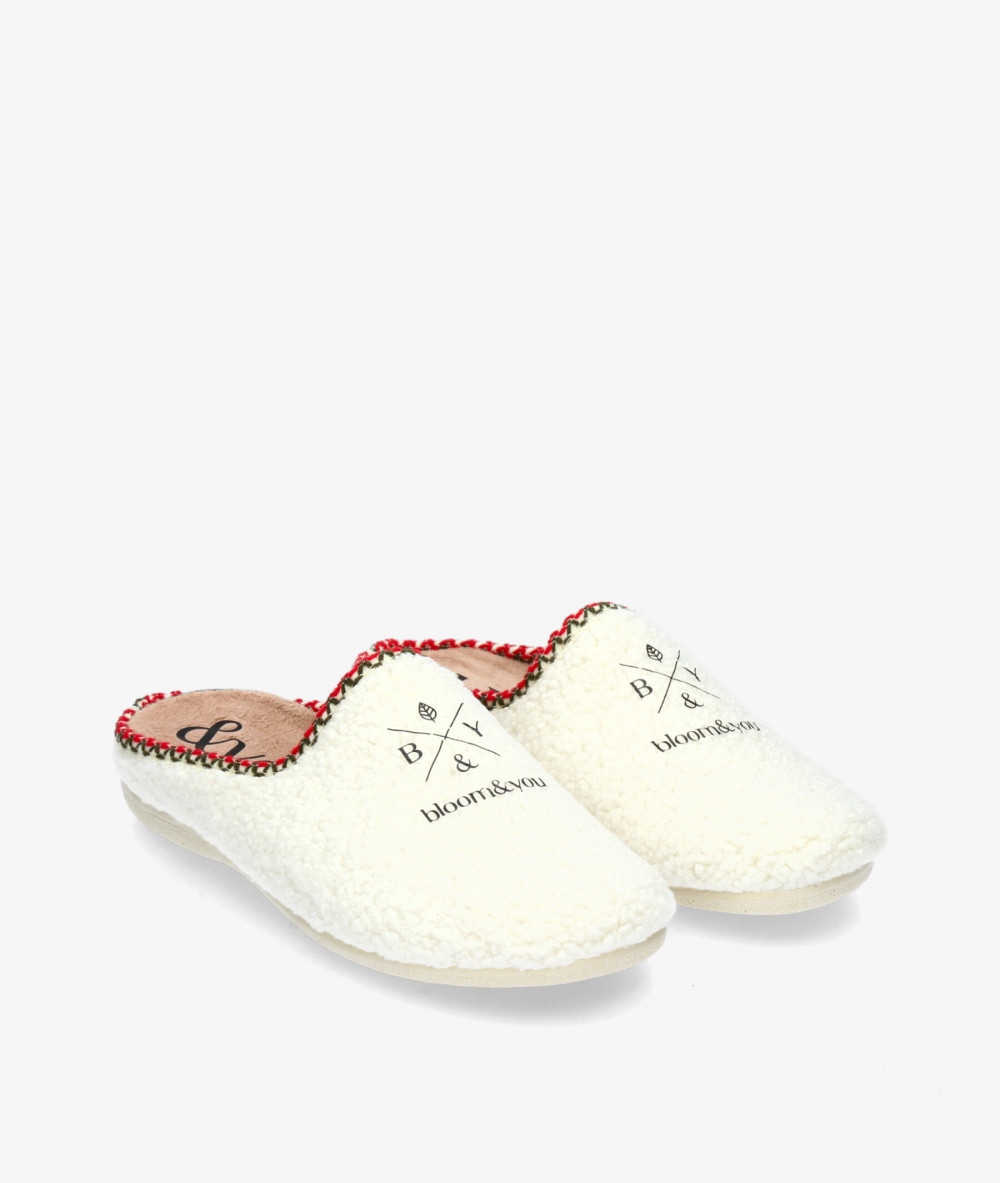 bloom&you Chinela BLOOM ETHNIC SLIPPERS in off-white bloom&you Chinela BLOOM ETHNIC SLIPPERS in off-white