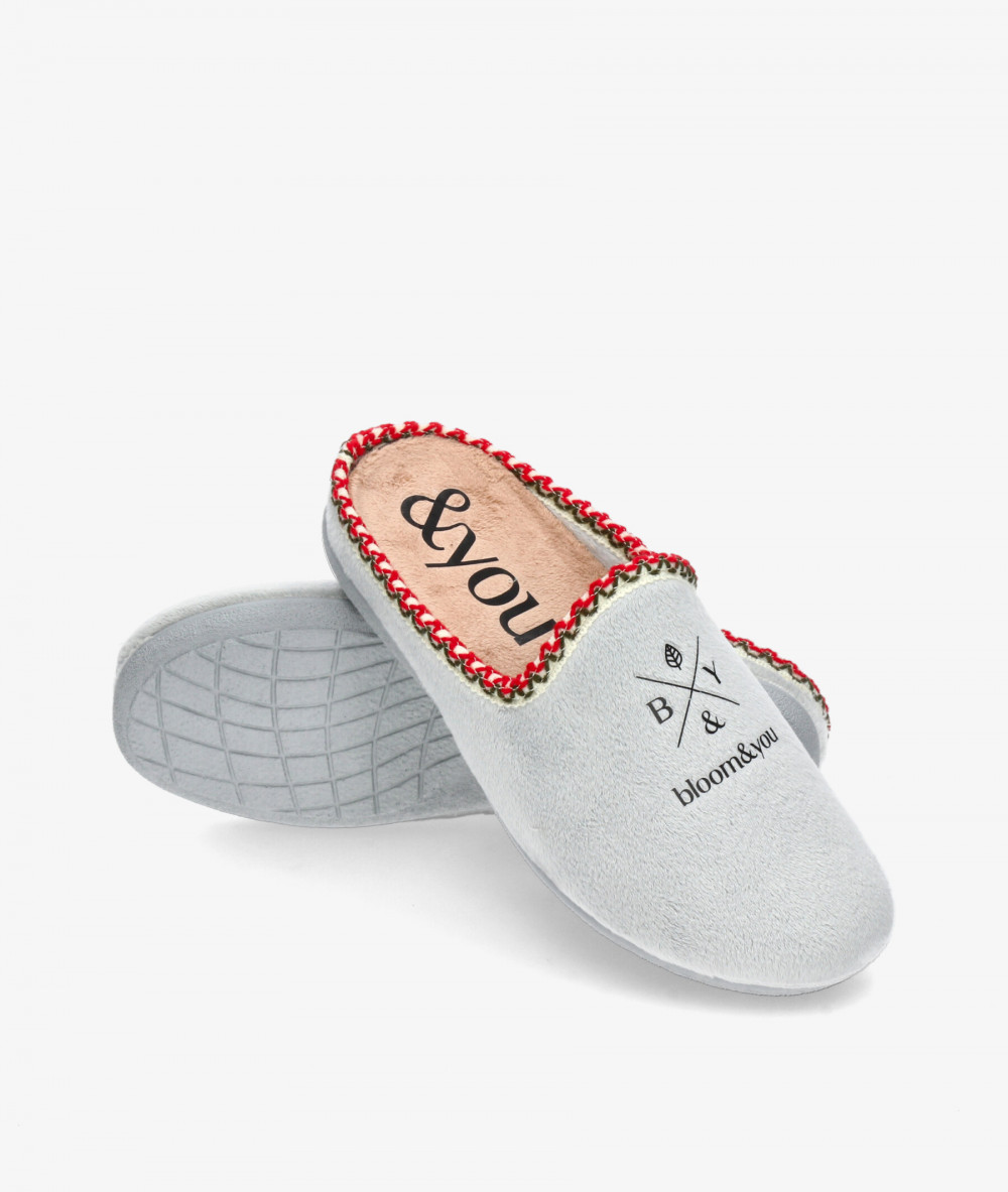 bloom&you Chinela BLOOM ETHNIC SLIPPERS in grey bloom&you Chinela BLOOM ETHNIC SLIPPERS in grey