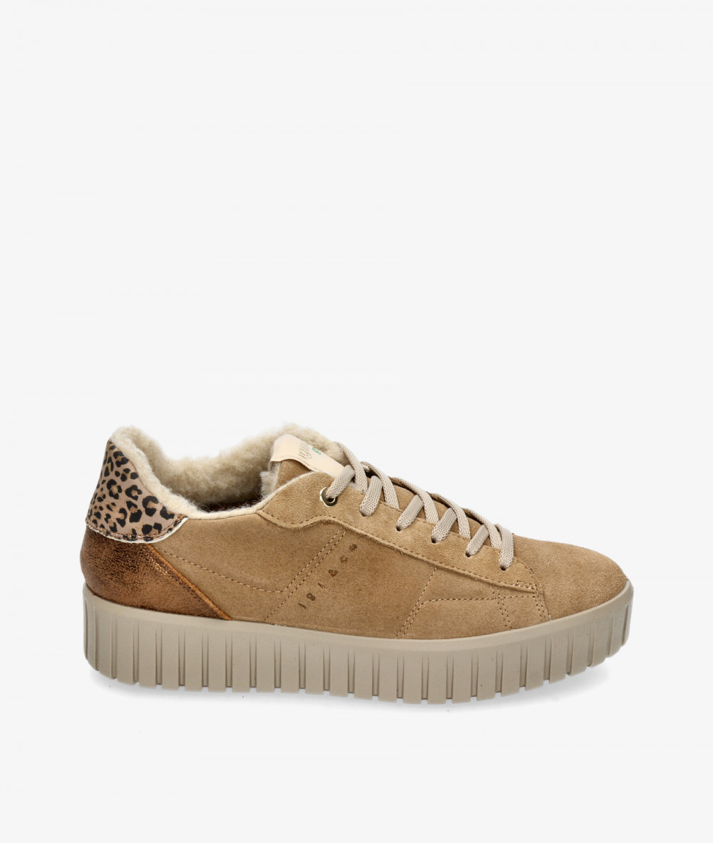 Deportivos Igi&Co  6680244 en serraje camel Deportivos Igi&Co  6680244 en serraje camel