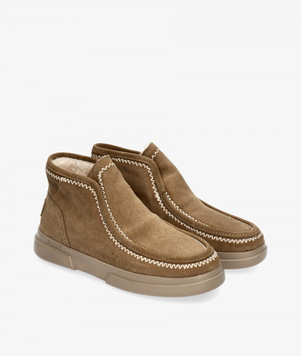 Botines Walk in Pitas  ASPEN en serraje cuero Botines Walk in Pitas  ASPEN en serraje cuero