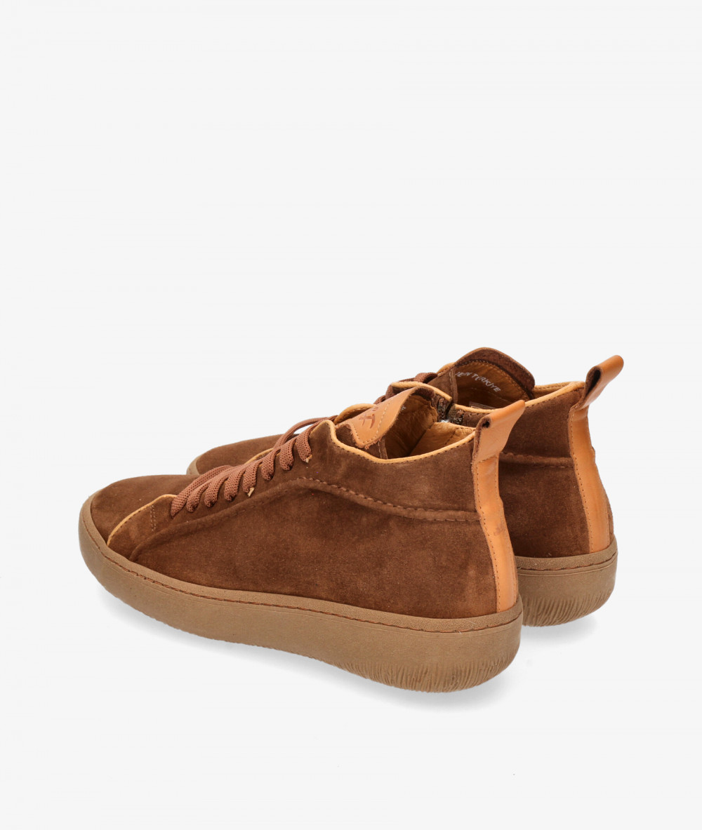 Deportivos Walk & Fly  EST-03-104 en serraje cuero Deportivos Walk & Fly  EST-03-104 en serraje cuero