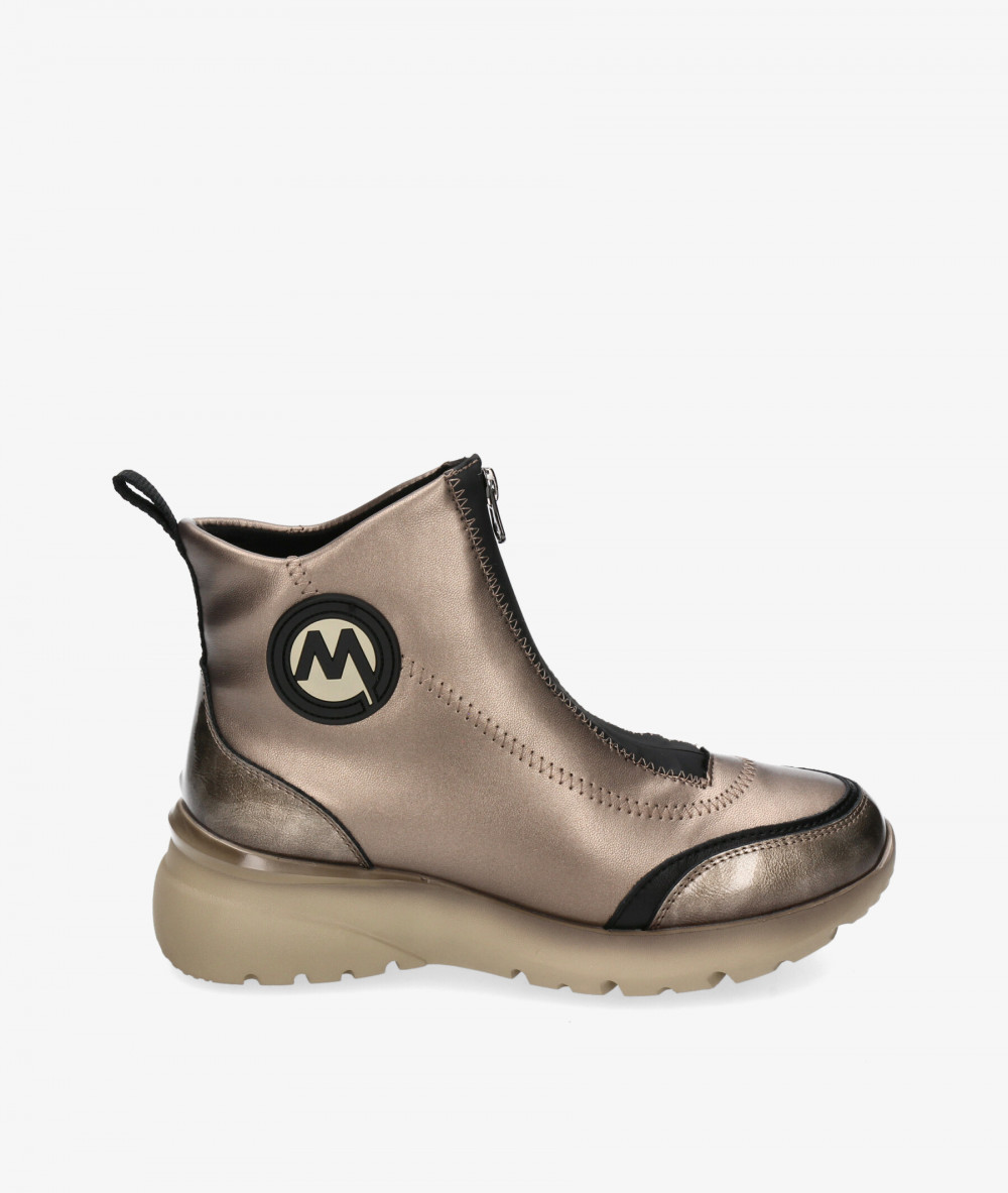 Deportivos MEGHAN SOFT  465 en taupe metalizado Deportivos MEGHAN SOFT  465 en taupe metalizado