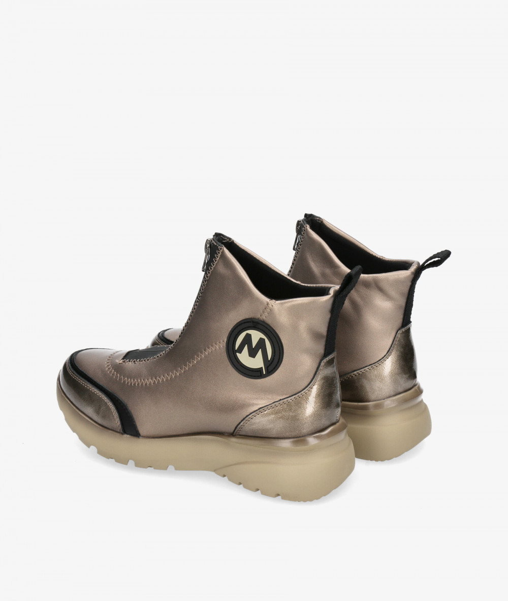 Deportivos MEGHAN SOFT  465 en taupe metalizado Deportivos MEGHAN SOFT  465 en taupe metalizado