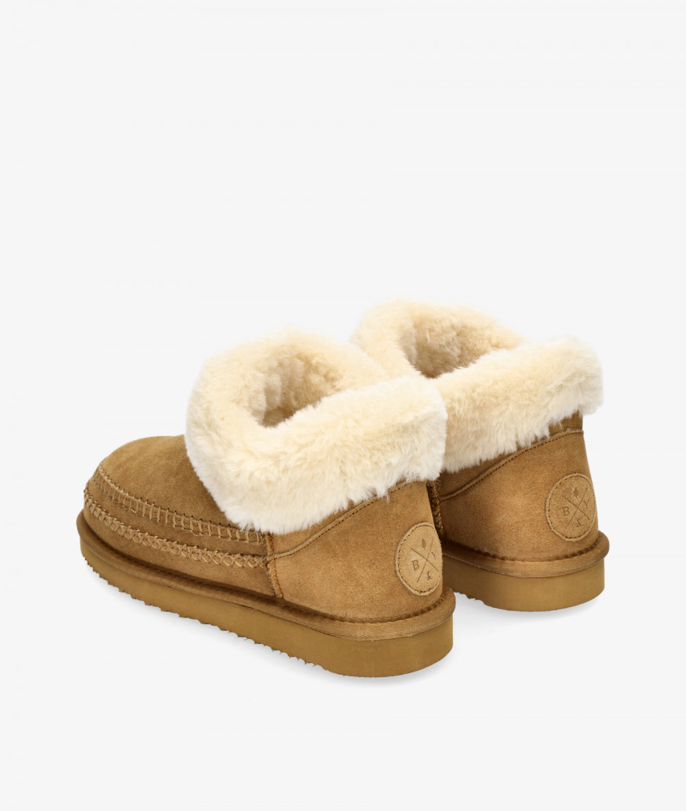 Botines bloom&you ULAN en serraje camel