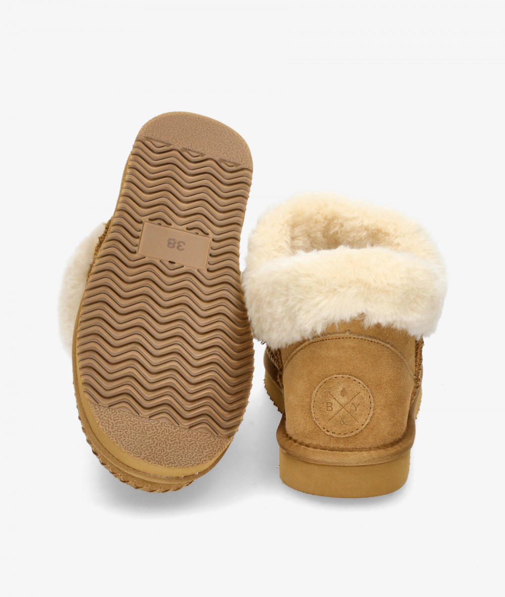 Botines bloom&you ULAN en serraje camel