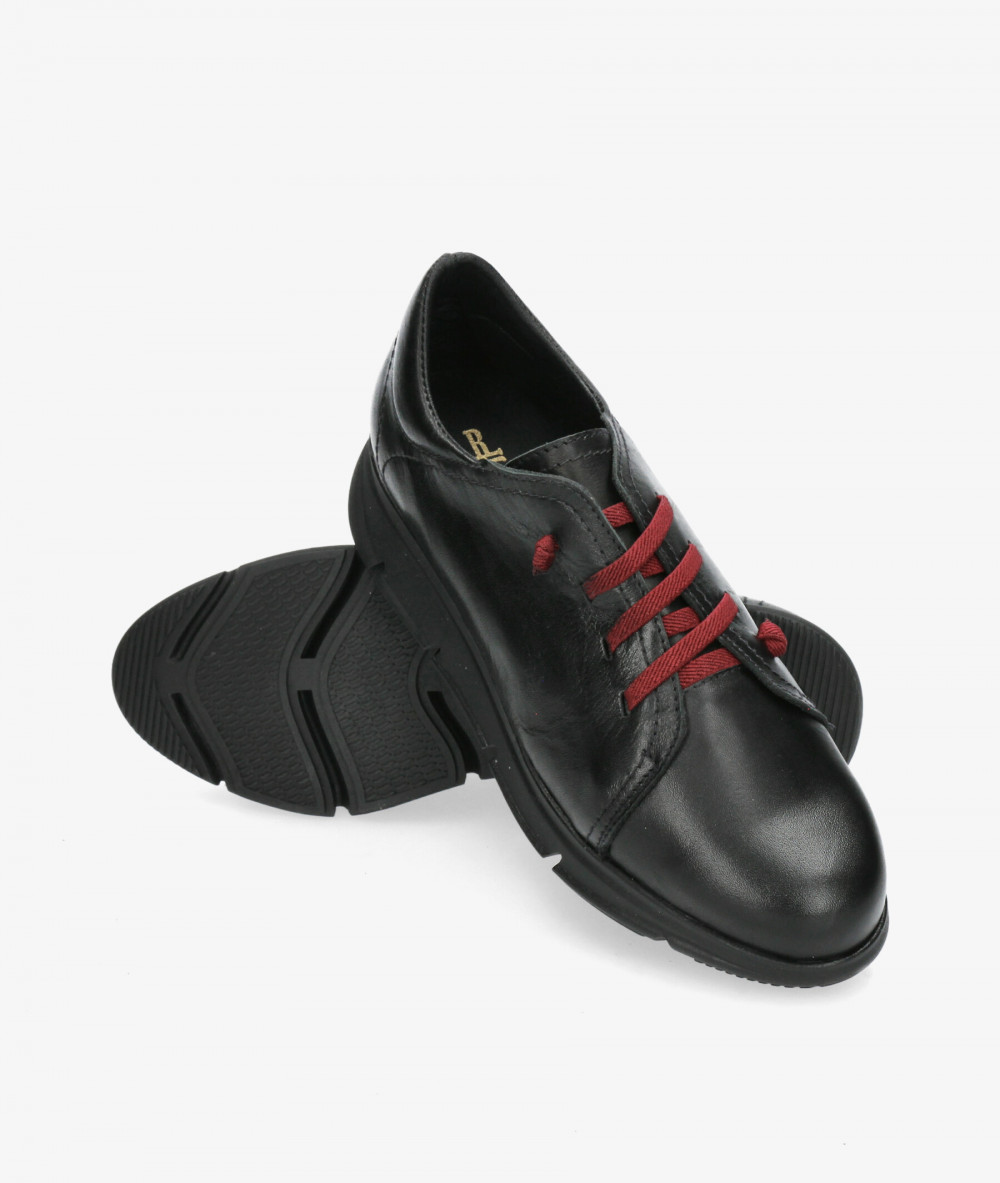 Zapatos planos Rhostock 13791 en negro Zapatos planos Rhostock 13791 en negro