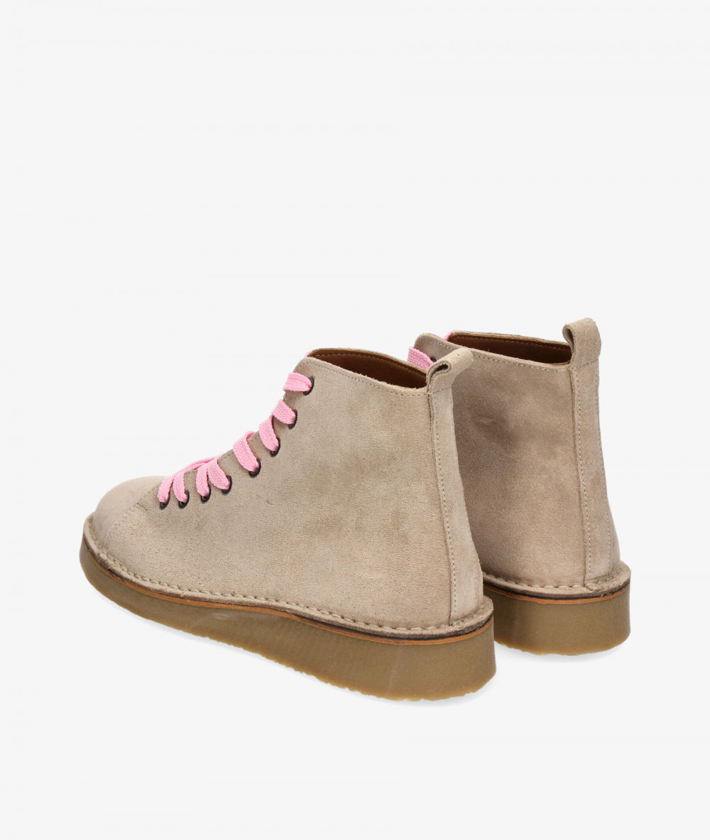 Botines Kénnebec BOTA 550 MUJER en serraje piedra