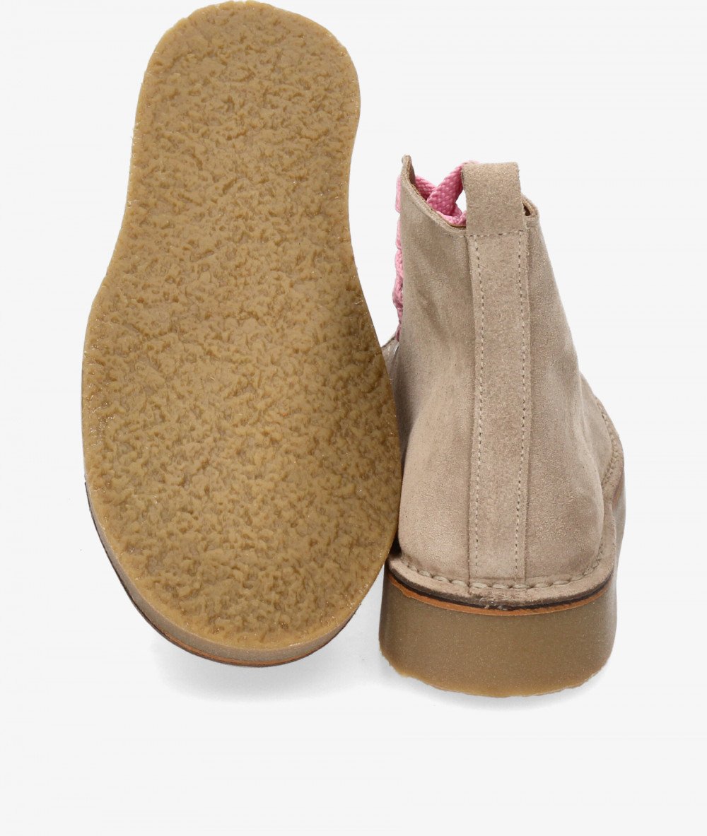 Botines Kénnebec BOTA 550 MUJER en serraje piedra