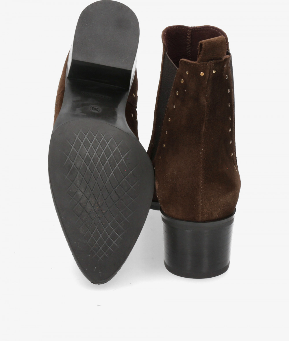Botines pabloochoa.shoes  39510 en serraje marrón Botines pabloochoa.shoes  39510 en serraje marrón