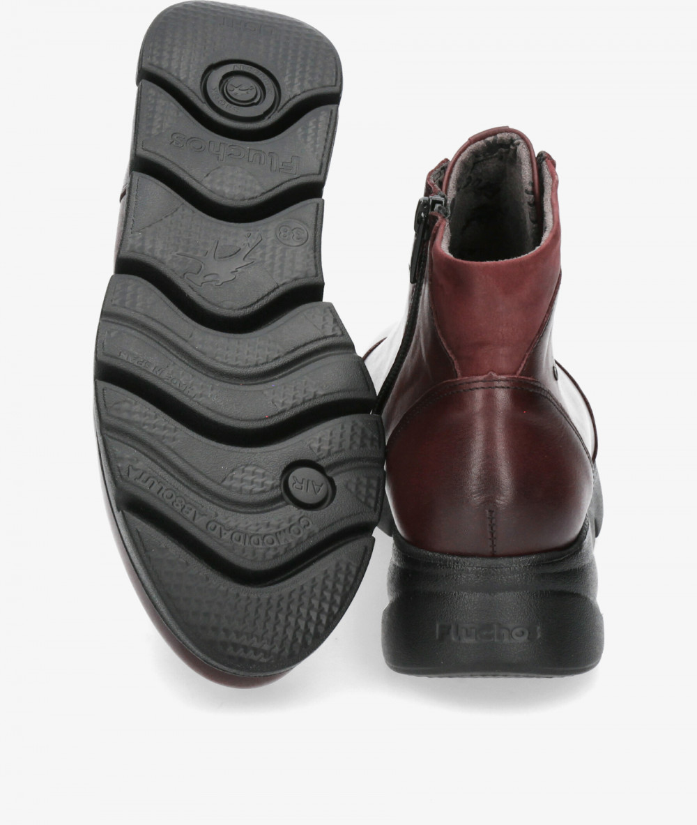 Botines Fluchos F1358 en burdeos