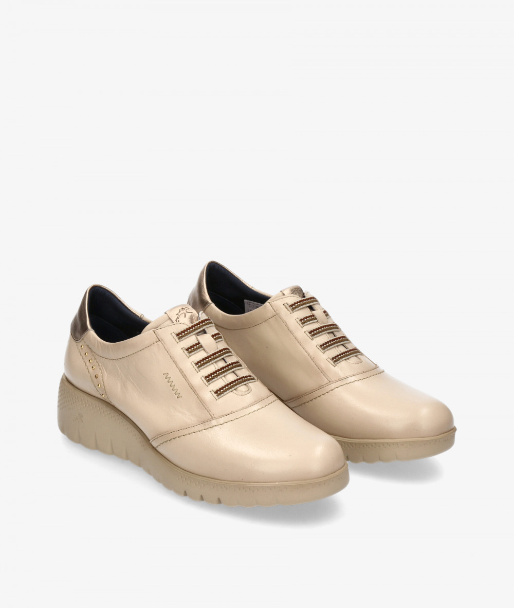 Zapatos confort Fluchos F2096 en hueso
