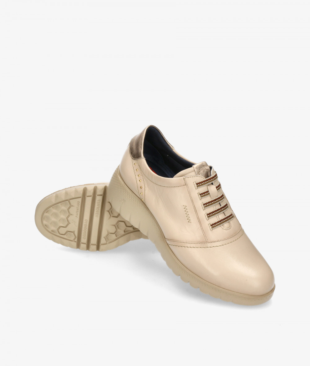 Zapatos confort Fluchos F2096 en hueso