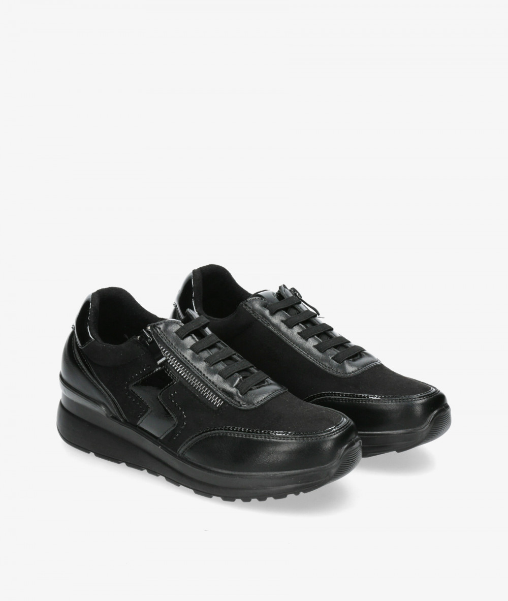 Deportivos Amarpies  27002 en negro Deportivos Amarpies  27002 en negro