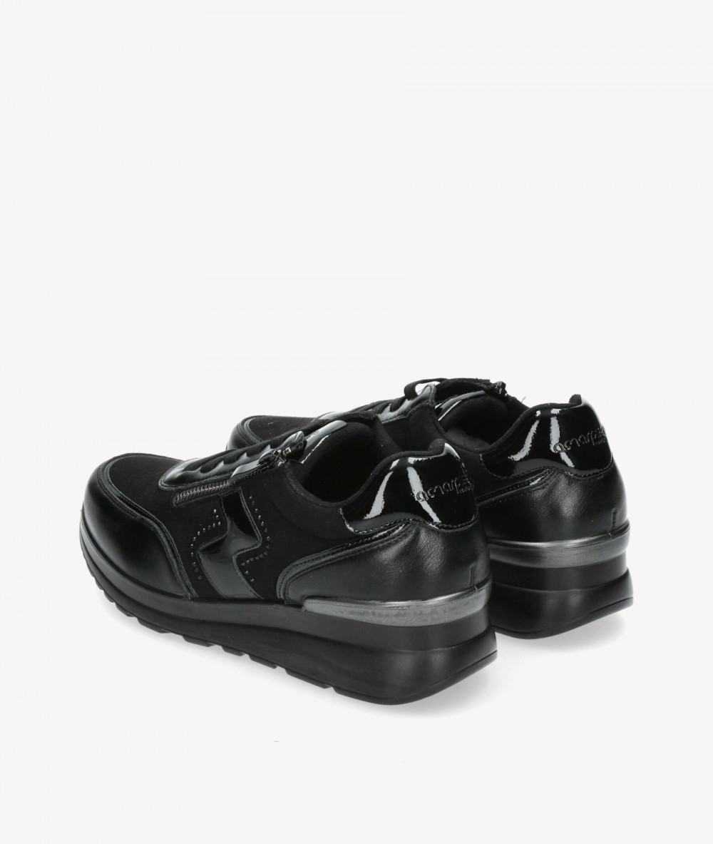 Deportivos Amarpies  27002 en negro Deportivos Amarpies  27002 en negro