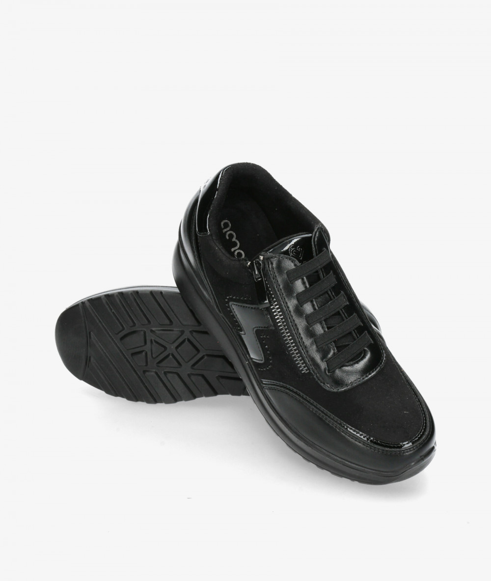 Deportivos Amarpies  27002 en negro Deportivos Amarpies  27002 en negro