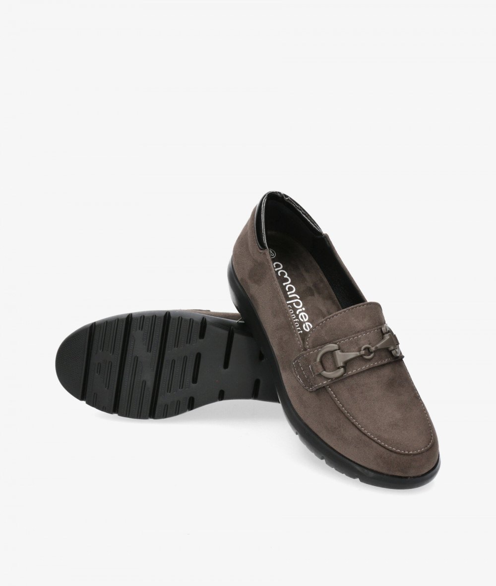 Zapatos confort Amarpies 27044 en topo Zapatos confort Amarpies 27044 en topo