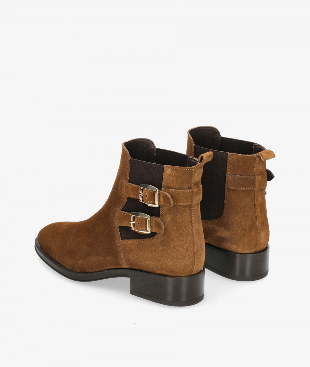 Botines Alpe  5187 en serraje cuero Botines Alpe  5187 en serraje cuero