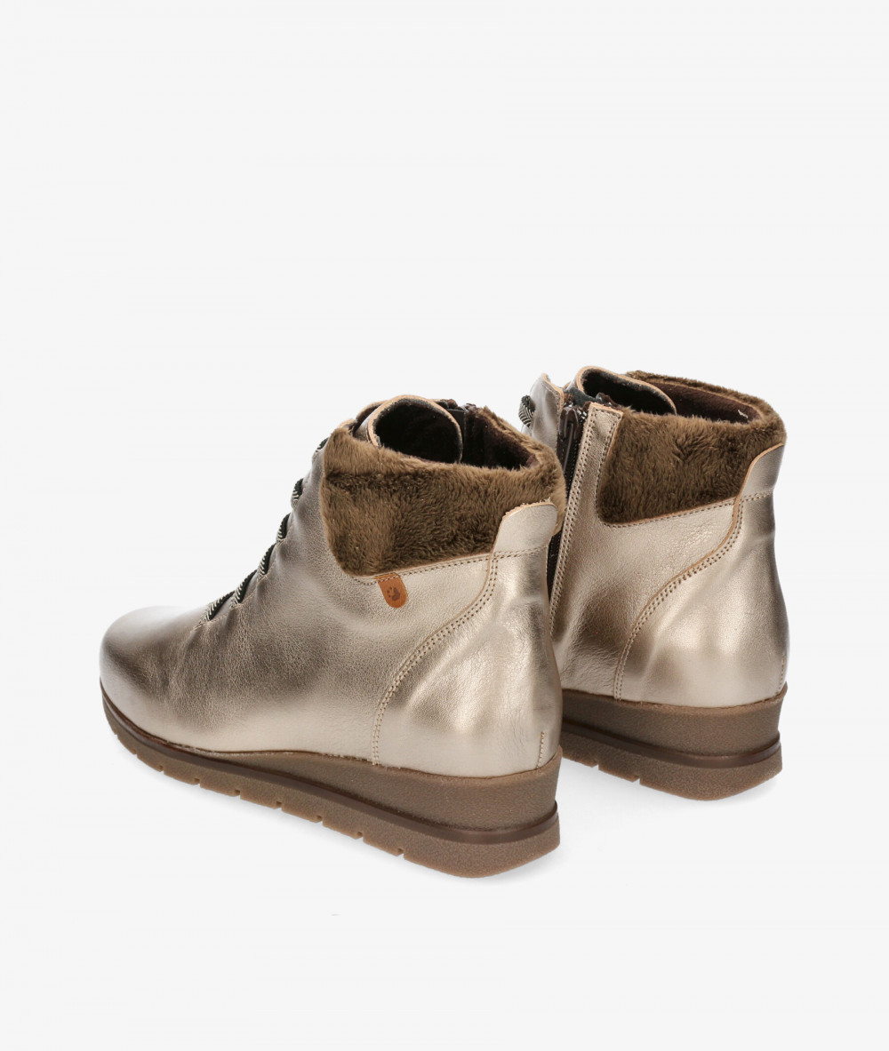 Botines Valeria´s  1523 en oro Botines Valeria´s  1523 en oro