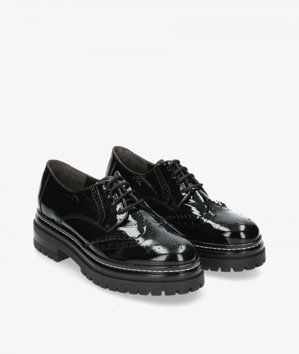 DOBLE PISO bloom&you GABY en charol negro DOBLE PISO bloom&you GABY en charol negro