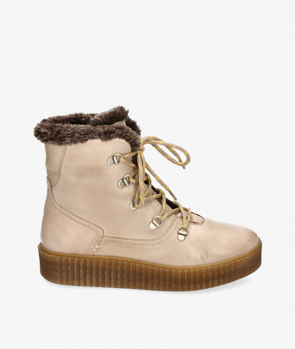 Botines Traveris  B-2998  en hueso Botines Traveris  B-2998  en hueso