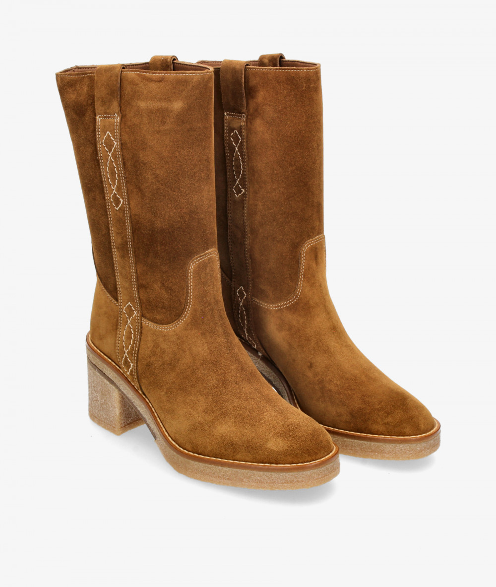 Botas Alpe  5238 en serraje cuero Botas Alpe  5238 en serraje cuero