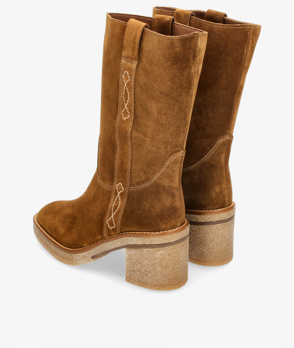 Botas Alpe  5238 en serraje cuero Botas Alpe  5238 en serraje cuero