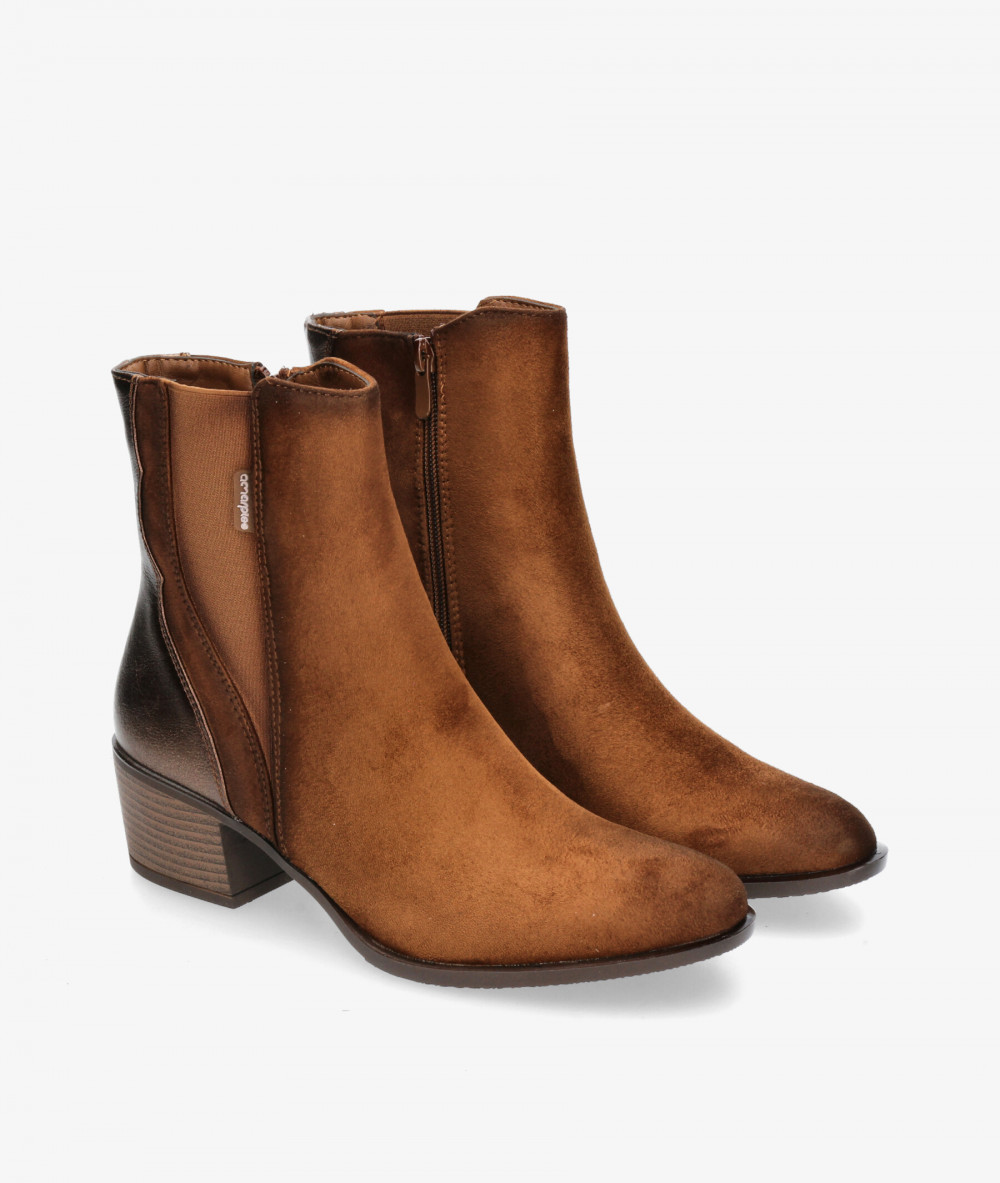 Botines Amarpies  27254 en cuero Botines Amarpies  27254 en cuero