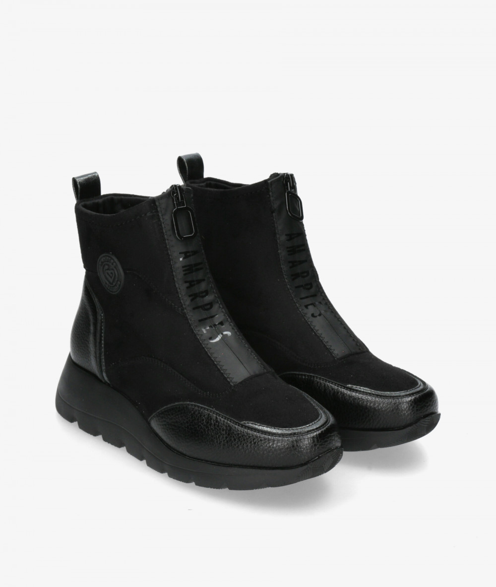 Deportivos Amarpies  27098 en negro Deportivos Amarpies  27098 en negro