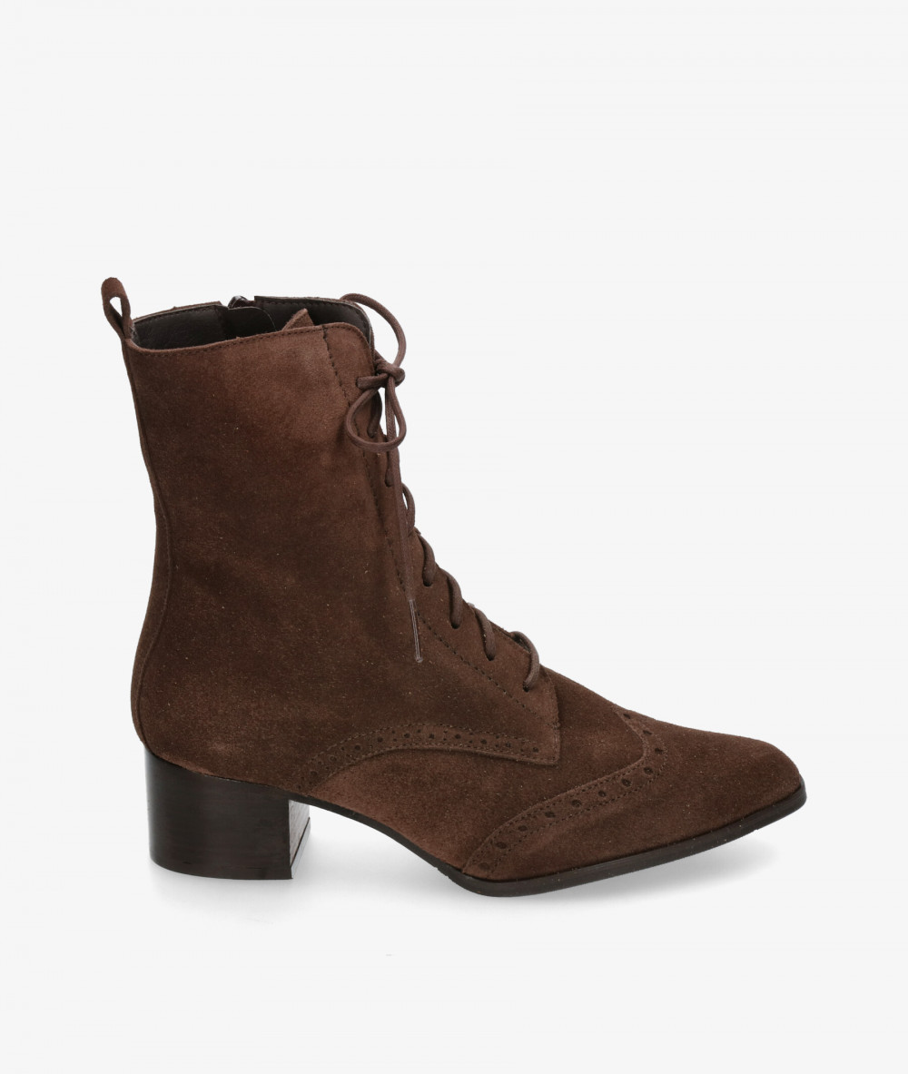 Botines bloom&you FLORENCE en serraje marrón