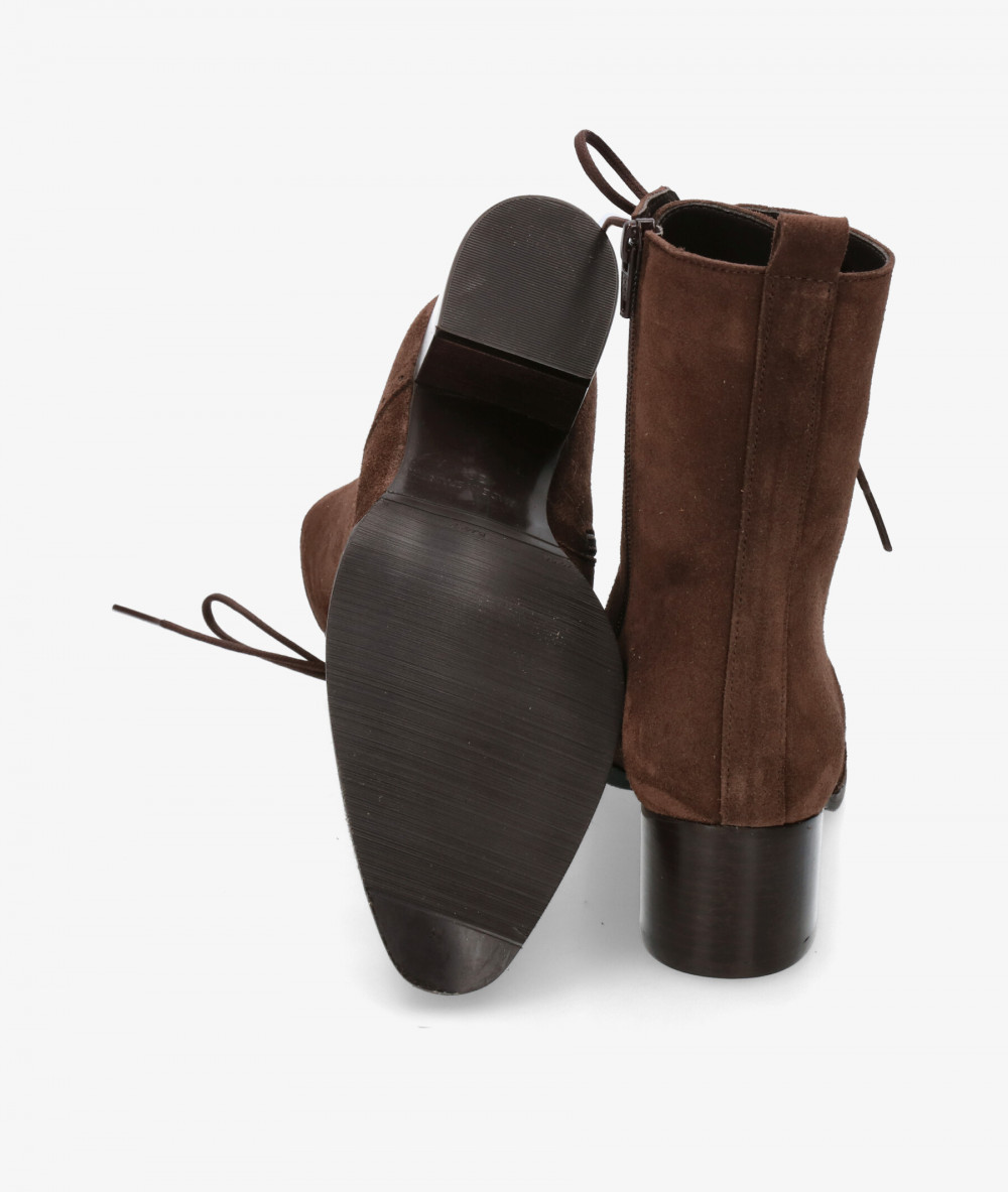 Botines bloom&you FLORENCE en serraje marrón