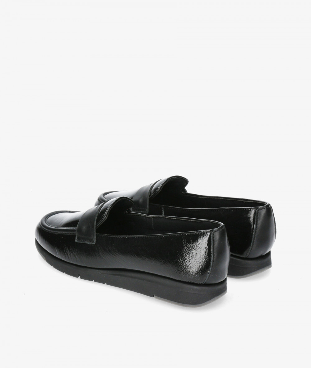 Mocasines Flex&Go ST1122 en charol negro Mocasines Flex&Go ST1122 en charol negro